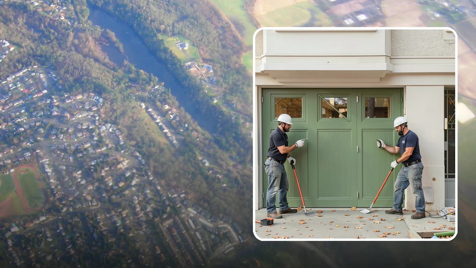 Insulated Garage Door Installation in Algona, King County, WA - Installing an insulated garage door that keeps the space warmer, quieter, and more efficient through Northwest winters.