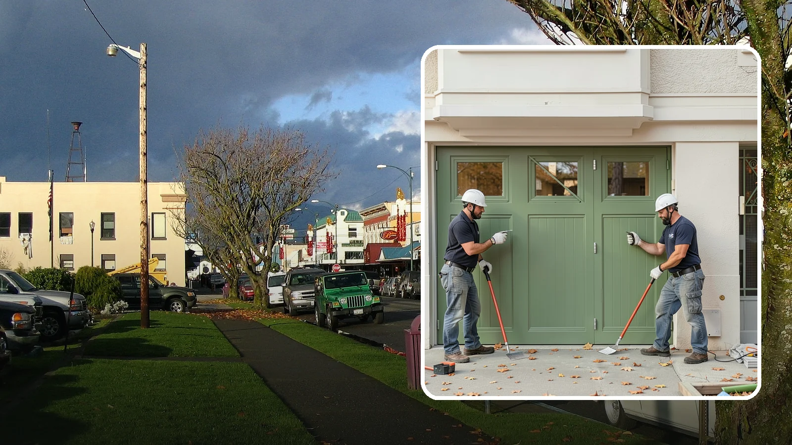 Insulated Garage Door Installation in Arlington, Snohomish County, WA - Installing an insulated garage door that keeps the space warmer, quieter, and more efficient through Northwest winters.
