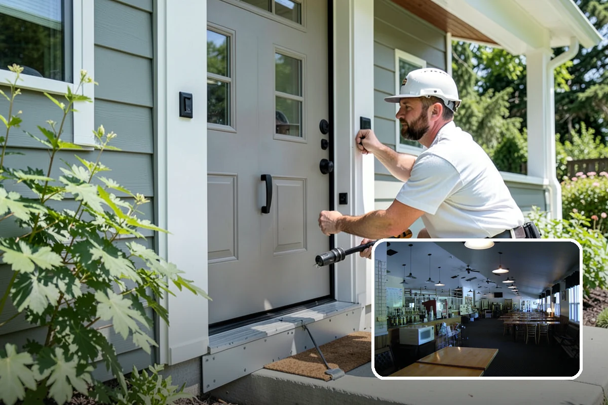 Insulated Garage Door Installation in Black Diamond, King County, WA - Warmer, more comfortable garage in winter