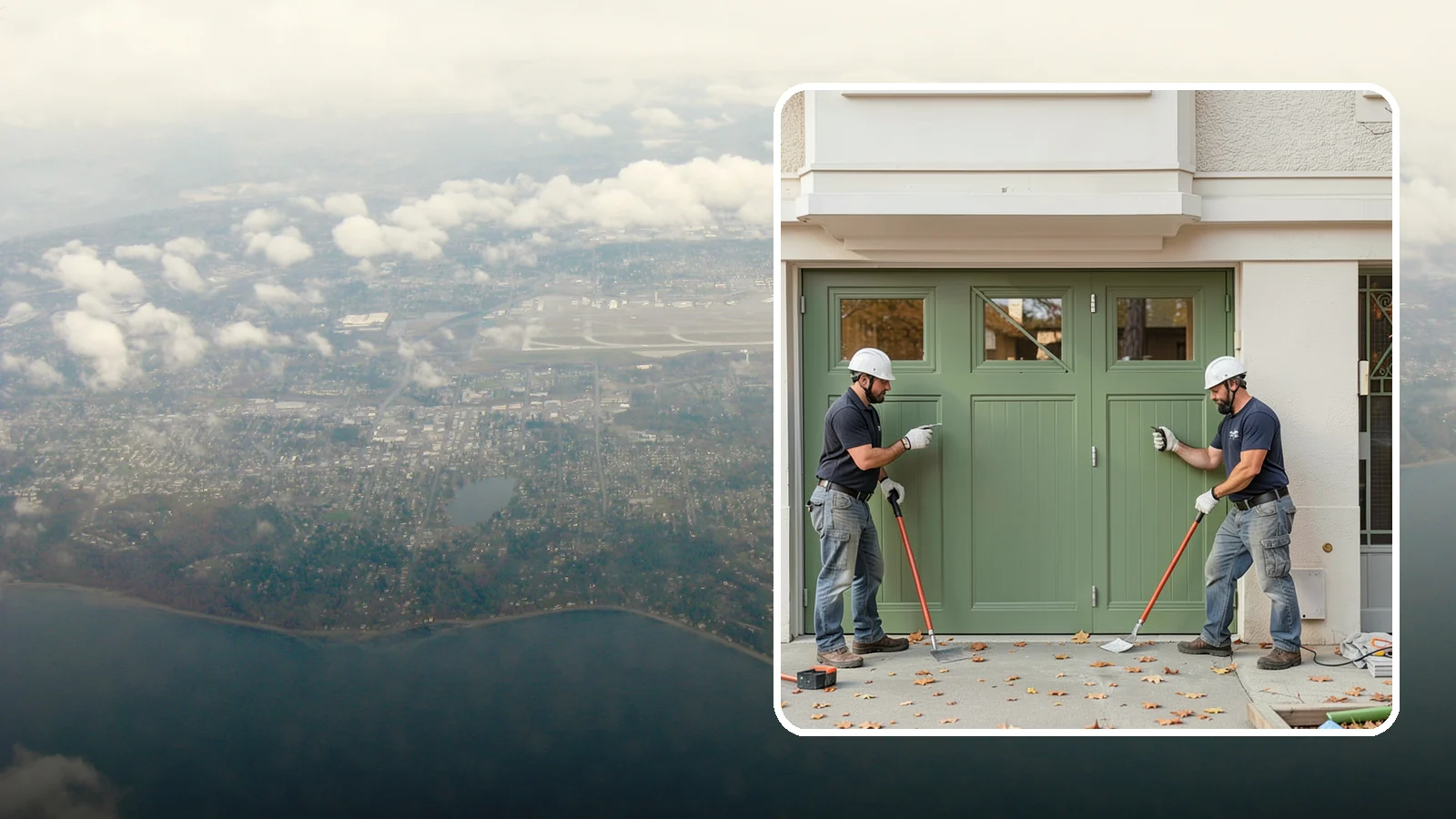 Insulated Garage Door Installation in Burien, King County, WA - Installing an insulated garage door that keeps the space warmer, quieter, and more efficient through Northwest winters.