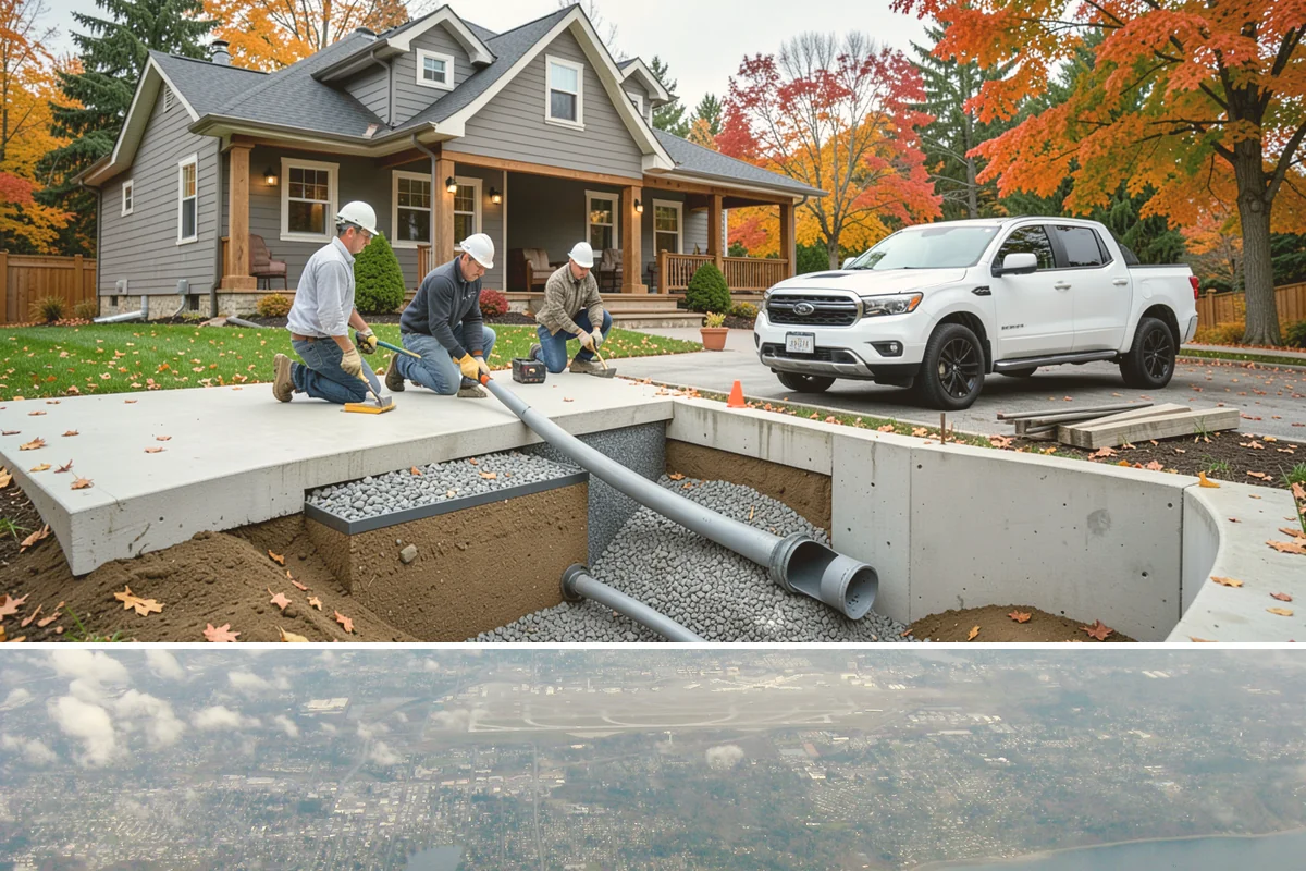Insulated Garage Door Installation in Burien, King County, WA - Installing before winter maximizes the comfort and efficiency benefit through the cold, damp months.