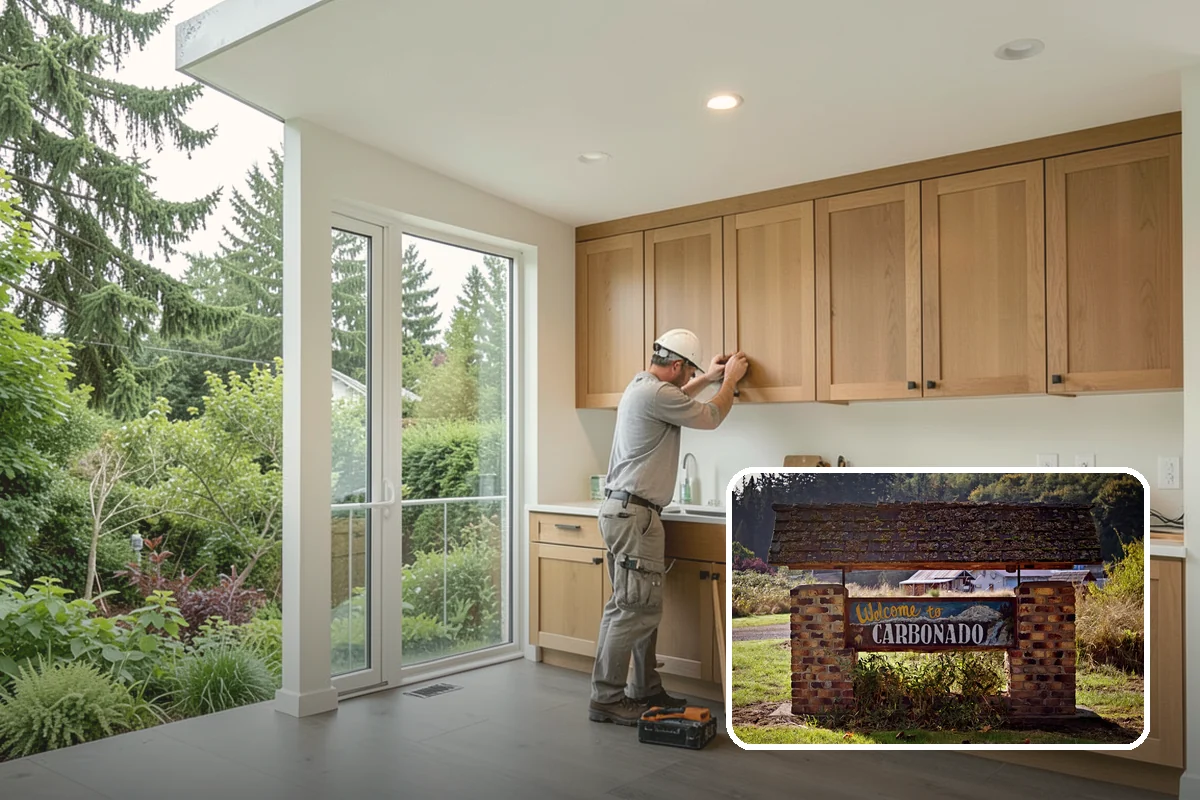 Insulated Garage Door Installation in Carbonado, Pierce County, WA - Warmer, more comfortable garage in winter