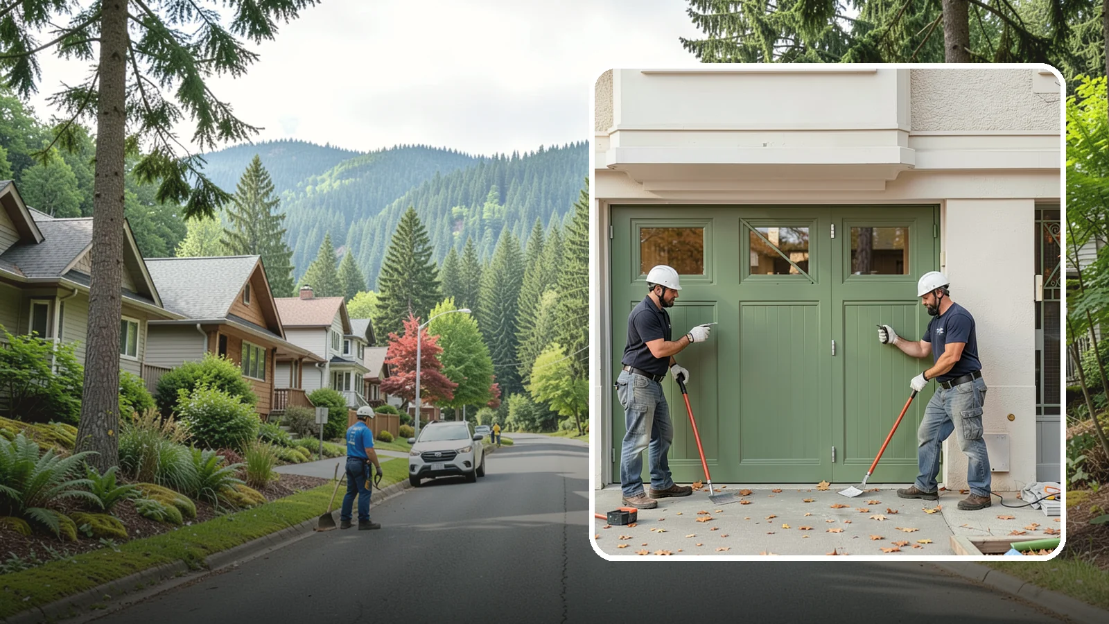 Insulated Garage Door Installation in Darrington, Snohomish County, WA - Installing an insulated garage door that keeps the space warmer, quieter, and more efficient through Northwest winters.
