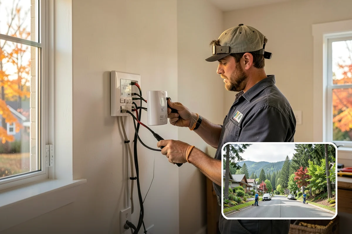 Insulated Garage Door Installation in Darrington, Snohomish County, WA - Warmer, more comfortable garage in winter