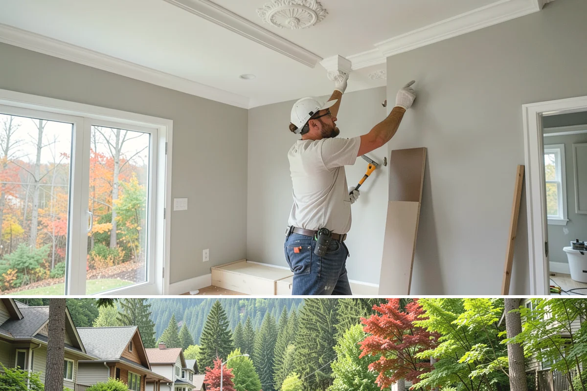 Insulated Garage Door Installation in Darrington, Snohomish County, WA - Installing before winter maximizes the comfort and efficiency benefit through the cold, damp months.