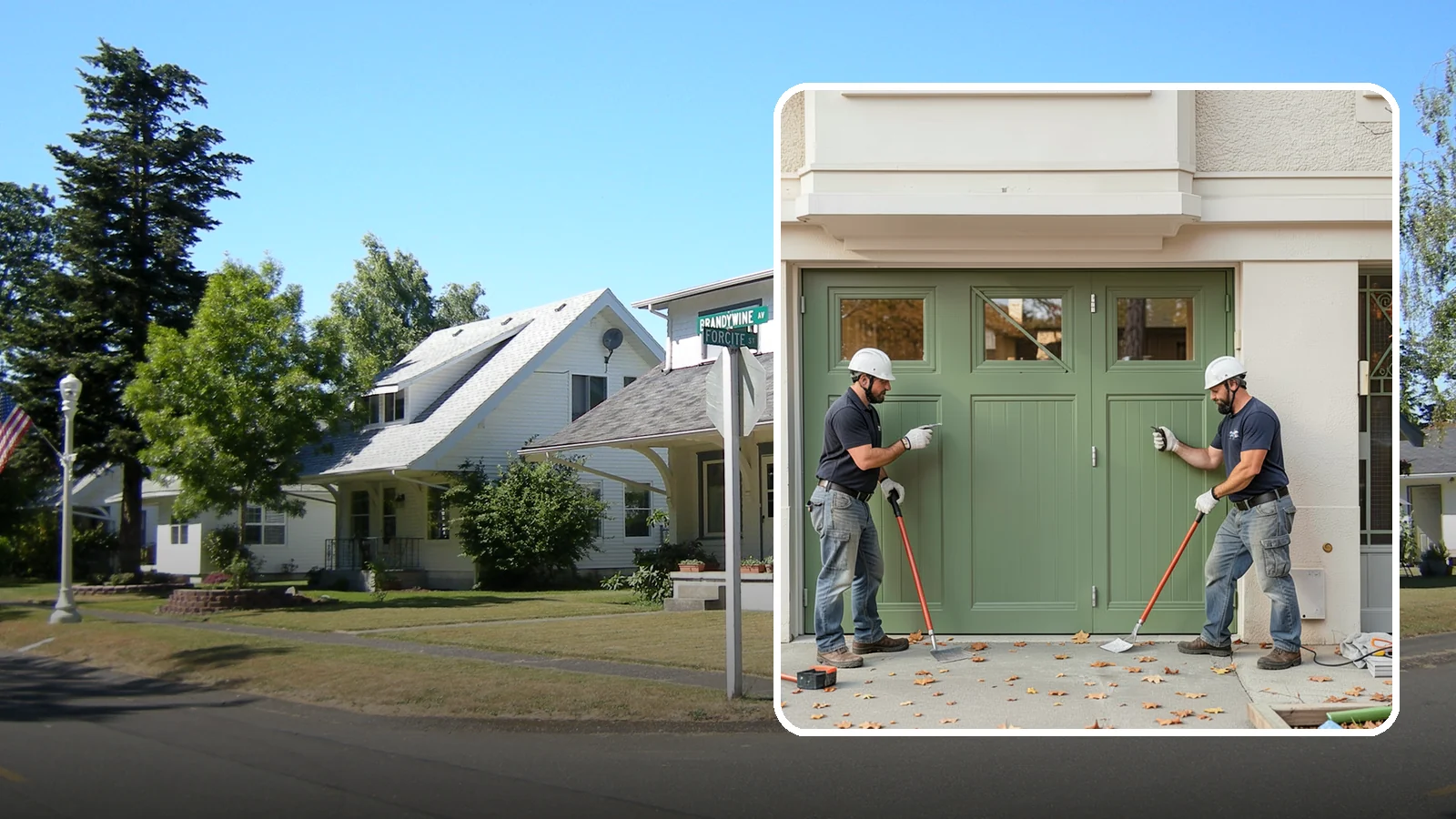 Insulated Garage Door Installation in DuPont, Pierce County, WA - Installing an insulated garage door that keeps the space warmer, quieter, and more efficient through Northwest winters.