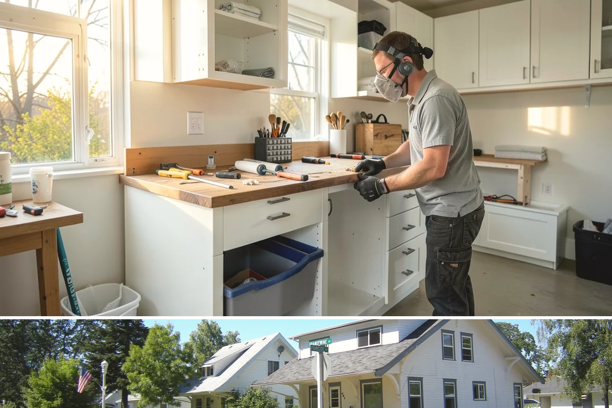 Insulated Garage Door Installation in DuPont, Pierce County, WA - Installing before winter maximizes the comfort and efficiency benefit through the cold, damp months.
