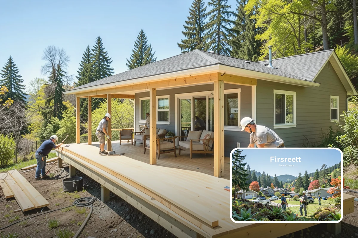 Insulated Garage Door Installation in Fircrest, Pierce County, WA - Warmer, more comfortable garage in winter