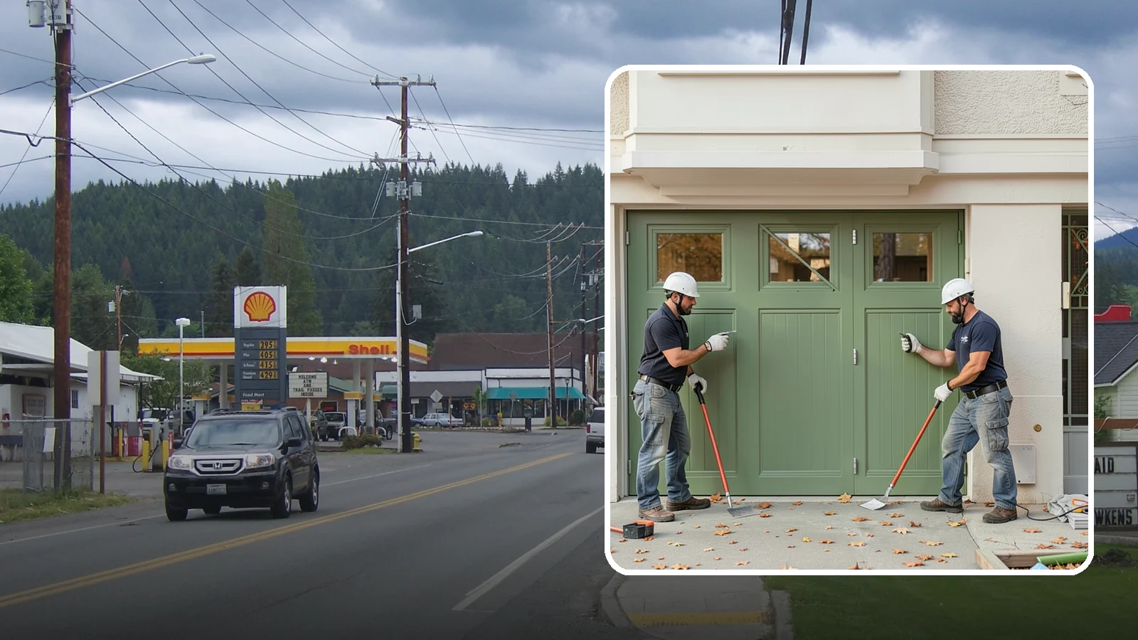 Insulated Garage Door Installation in Granite Falls, Snohomish County, WA - Installing an insulated garage door that keeps the space warmer, quieter, and more efficient through Northwest winters.