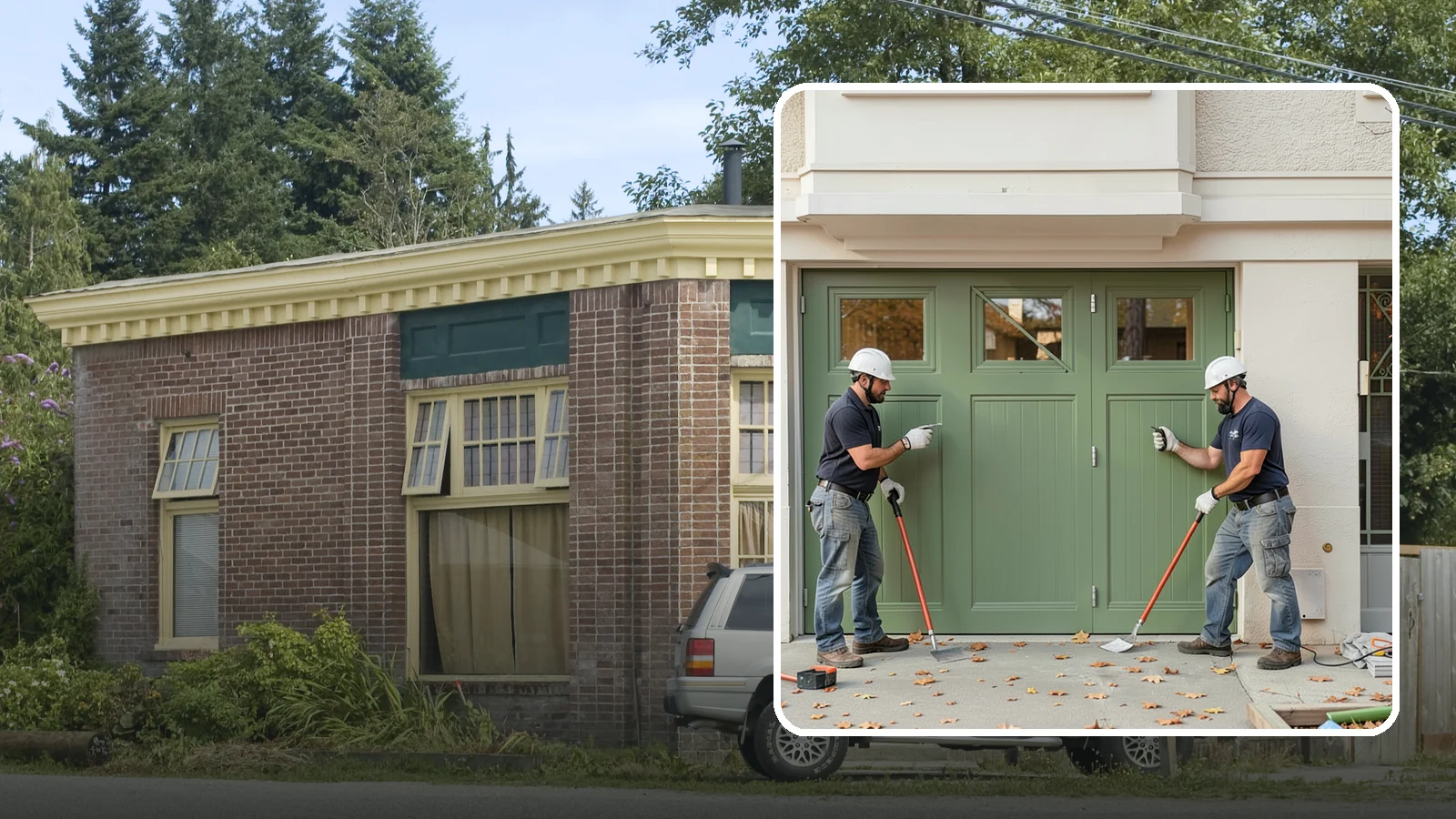 Insulated Garage Door Installation in Hamilton, Skagit County, WA - Installing an insulated garage door that keeps the space warmer, quieter, and more efficient through Northwest winters.