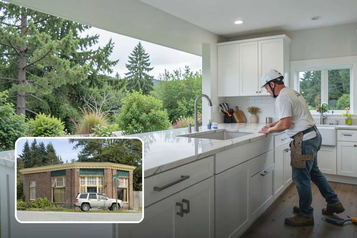 Insulated Garage Door Installation in Hamilton, Skagit County, WA - Warmer, more comfortable garage in winter
