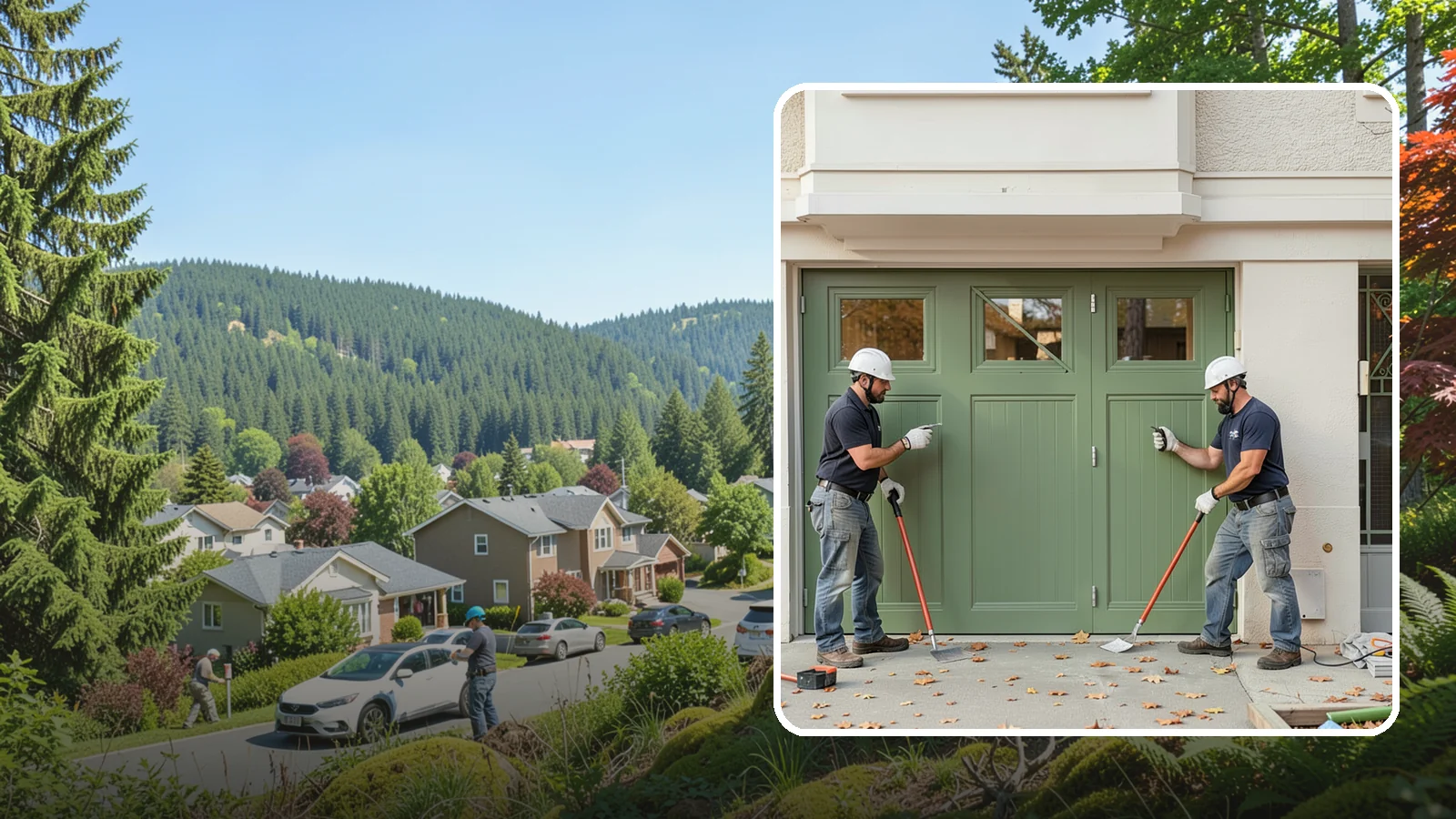 Insulated Garage Door Installation in Index, Snohomish County, WA - Installing an insulated garage door that keeps the space warmer, quieter, and more efficient through Northwest winters.