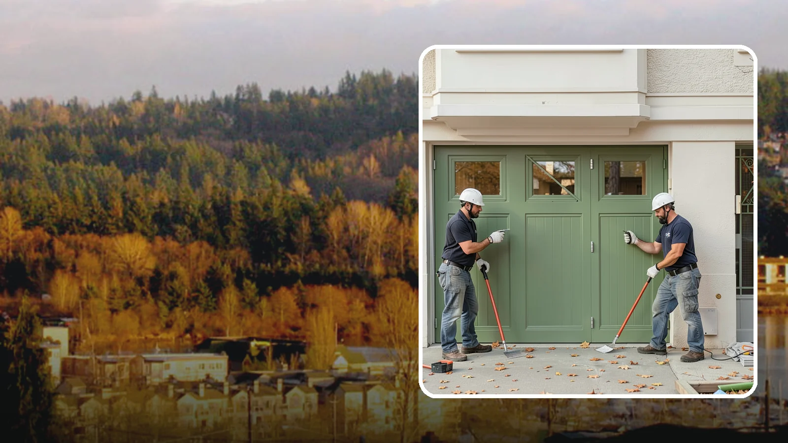 Insulated Garage Door Installation in Kenmore, King County, WA - Installing an insulated garage door that keeps the space warmer, quieter, and more efficient through Northwest winters.