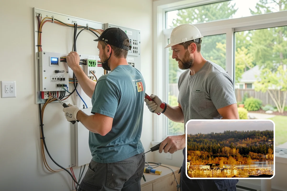 Insulated Garage Door Installation in Kenmore, King County, WA - Warmer, more comfortable garage in winter