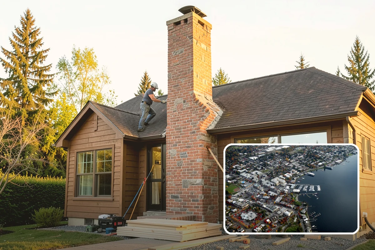 Insulated Garage Door Installation in Kirkland, King County, WA - Warmer, more comfortable garage in winter
