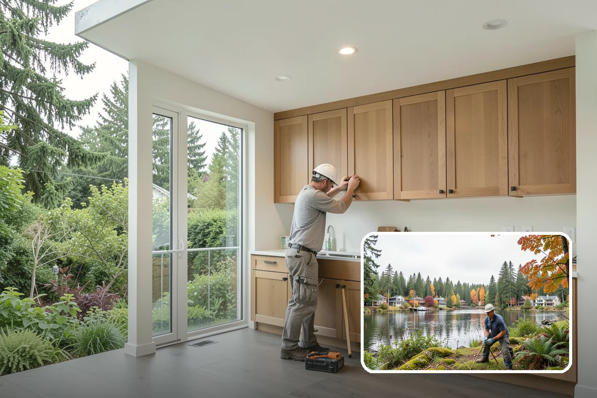 Insulated Garage Door Installation in La Conner, Skagit County, WA - Warmer, more comfortable garage in winter