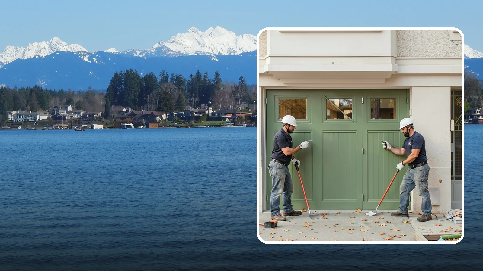Insulated Garage Door Installation in Lake Stevens, Snohomish County, WA - Installing an insulated garage door that keeps the space warmer, quieter, and more efficient through Northwest winters.