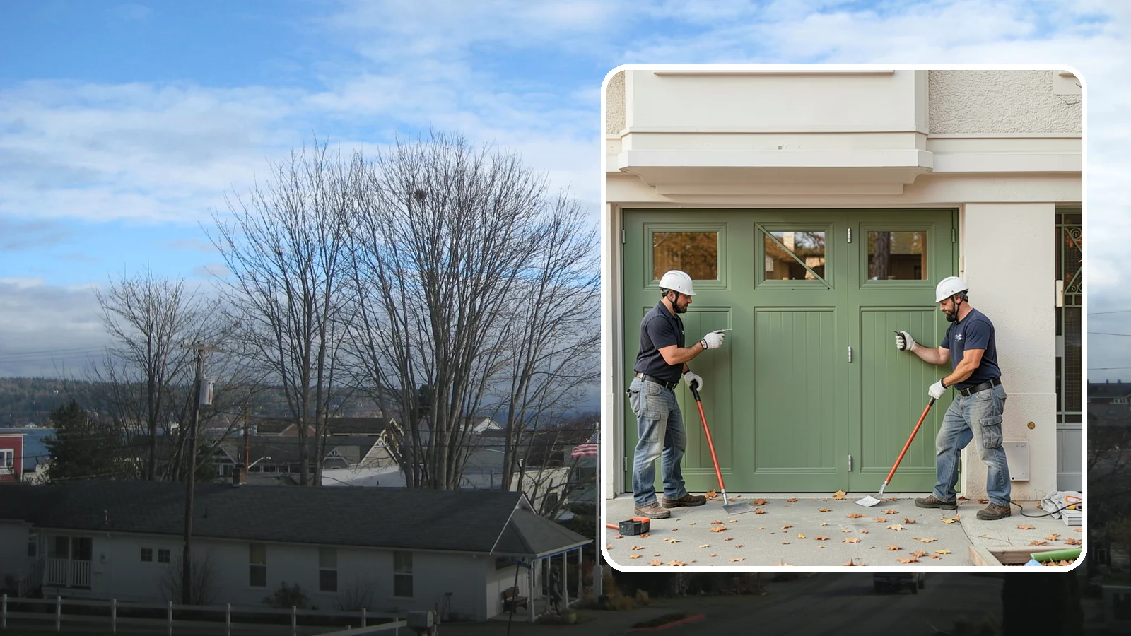 Insulated Garage Door Installation in Langley, Island County, WA - Installing an insulated garage door that keeps the space warmer, quieter, and more efficient through Northwest winters.