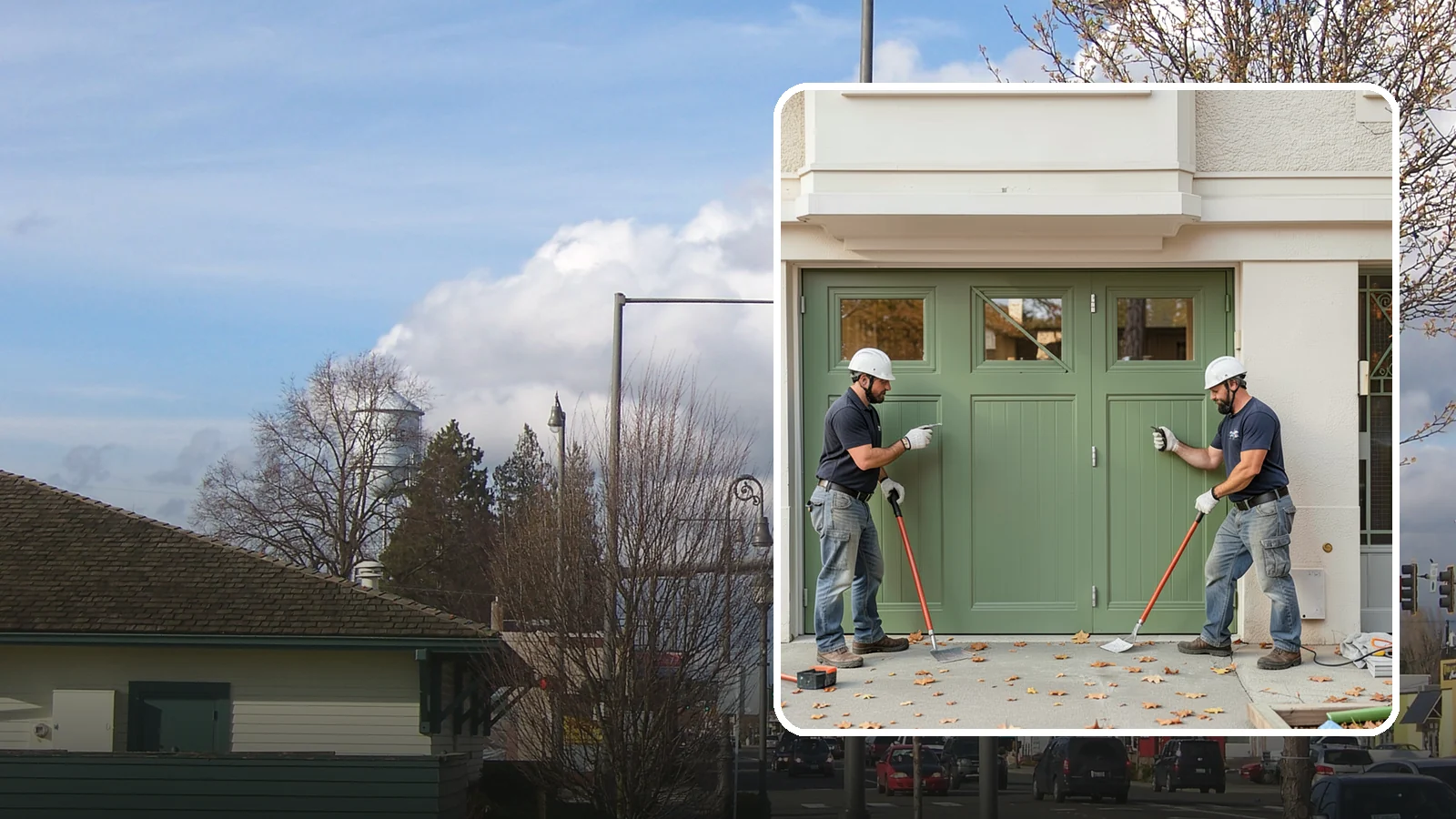 Insulated Garage Door Installation in Marysville, Snohomish County, WA - Installing an insulated garage door that keeps the space warmer, quieter, and more efficient through Northwest winters.