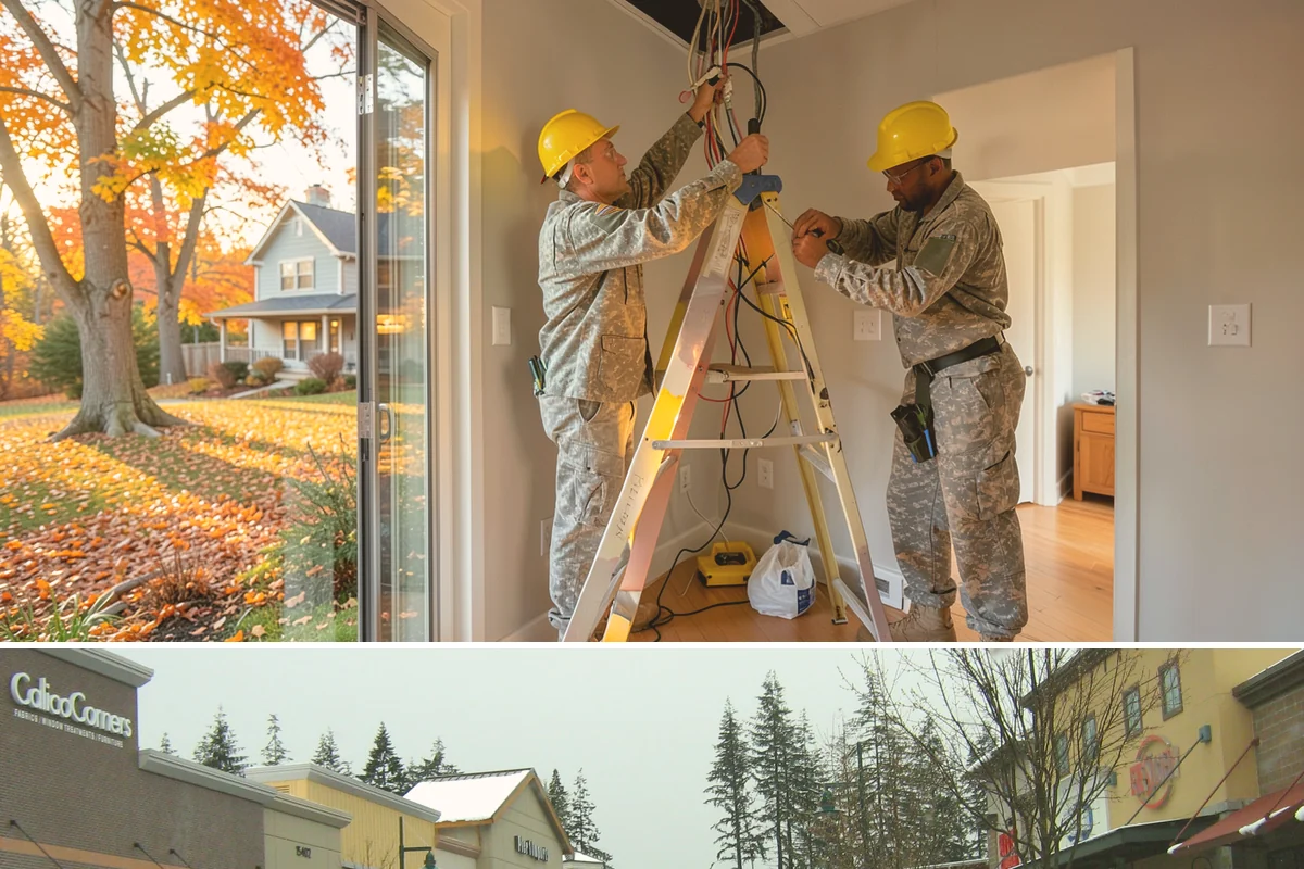 Insulated Garage Door Installation in Mill Creek, Snohomish County, WA - Installing before winter maximizes the comfort and efficiency benefit through the cold, damp months.