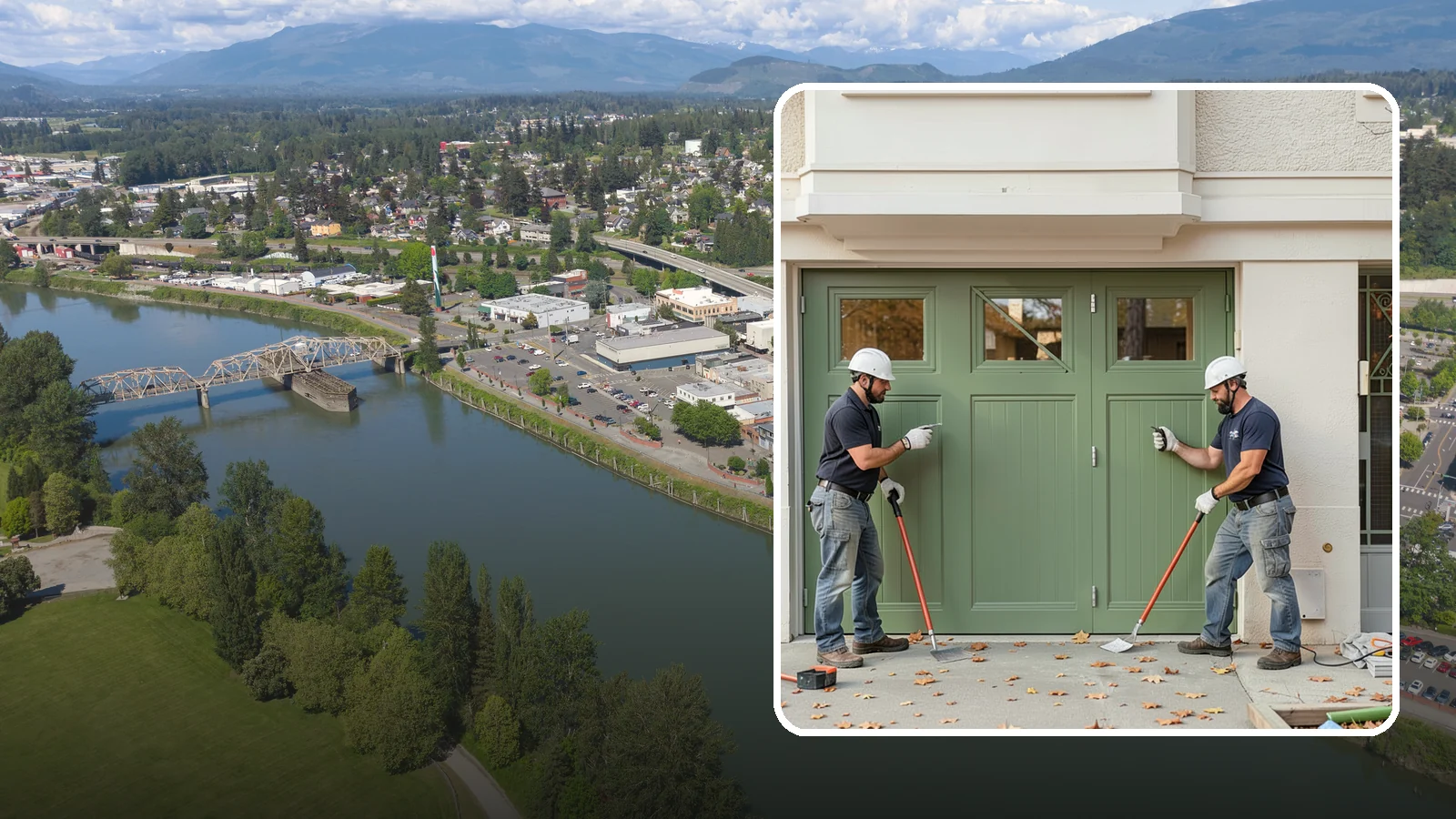 Insulated Garage Door Installation in Mount Vernon, Skagit County, WA - Installing an insulated garage door that keeps the space warmer, quieter, and more efficient through Northwest winters.