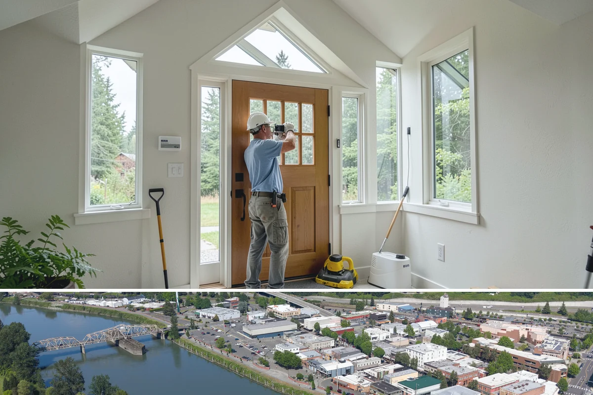 Insulated Garage Door Installation in Mount Vernon, Skagit County, WA - Installing before winter maximizes the comfort and efficiency benefit through the cold, damp months.