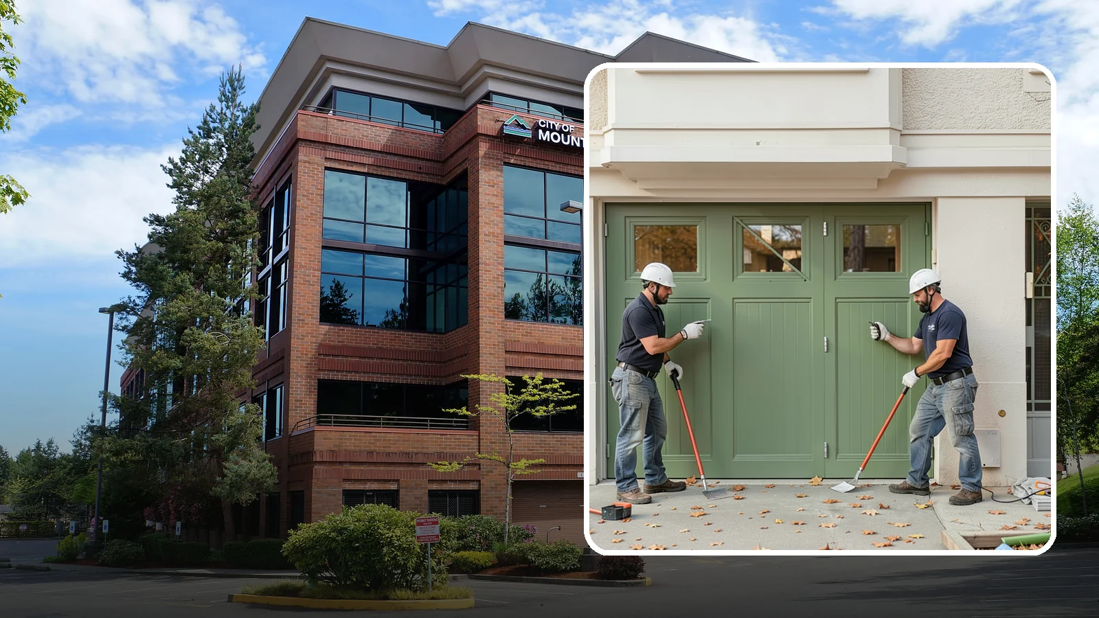 Insulated Garage Door Installation in Mountlake Terrace, Snohomish County, WA - Installing an insulated garage door that keeps the space warmer, quieter, and more efficient through Northwest winters.