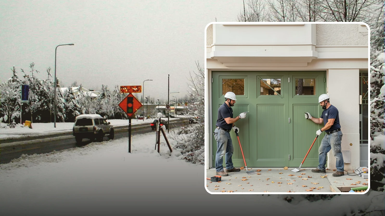 Insulated Garage Door Installation in Newcastle, King County, WA - Installing an insulated garage door that keeps the space warmer, quieter, and more efficient through Northwest winters.