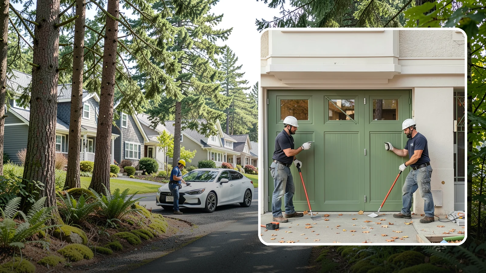 Insulated Garage Door Installation in Normandy Park, King County, WA - Installing an insulated garage door that keeps the space warmer, quieter, and more efficient through Northwest winters.