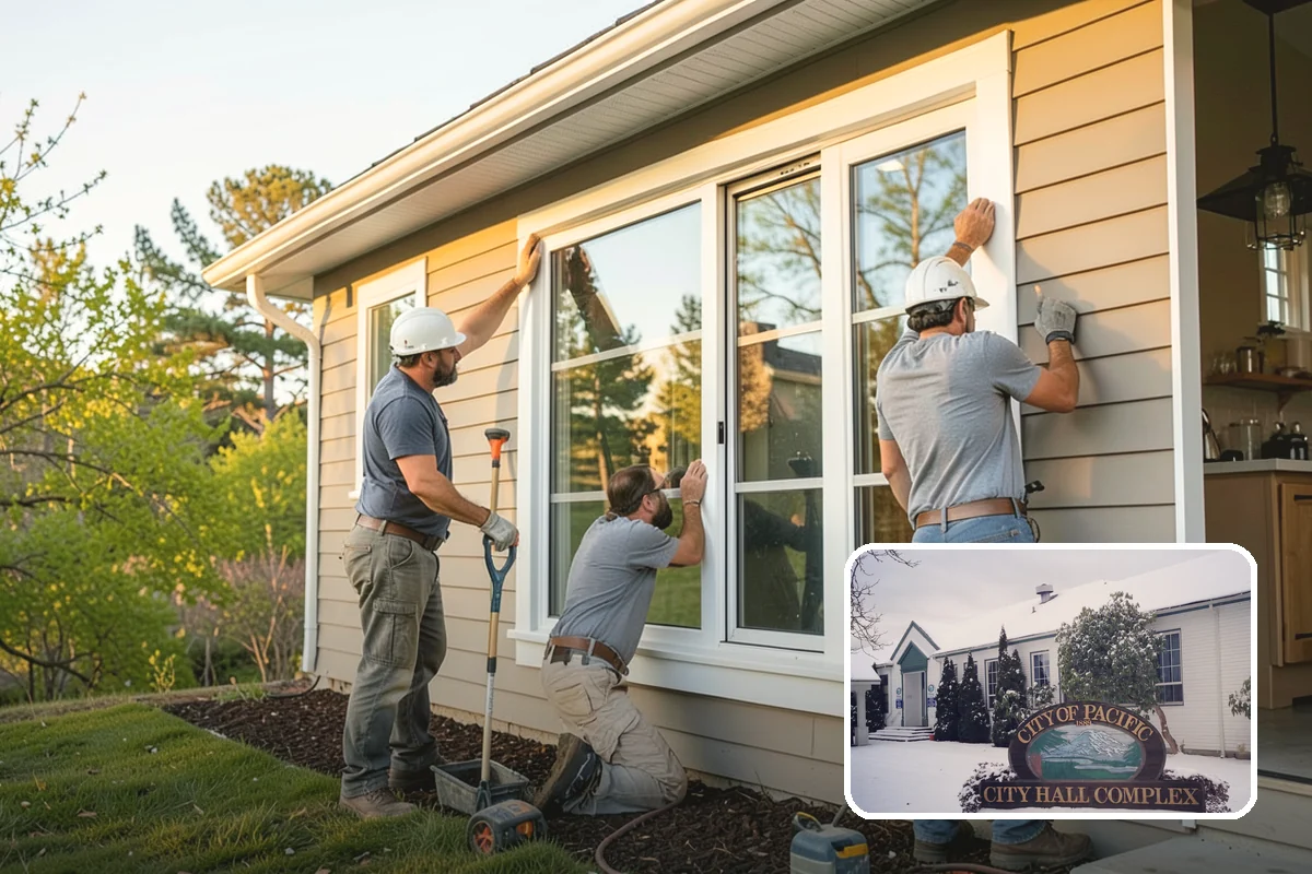 Insulated Garage Door Installation in Pacific, King County, WA - Warmer, more comfortable garage in winter