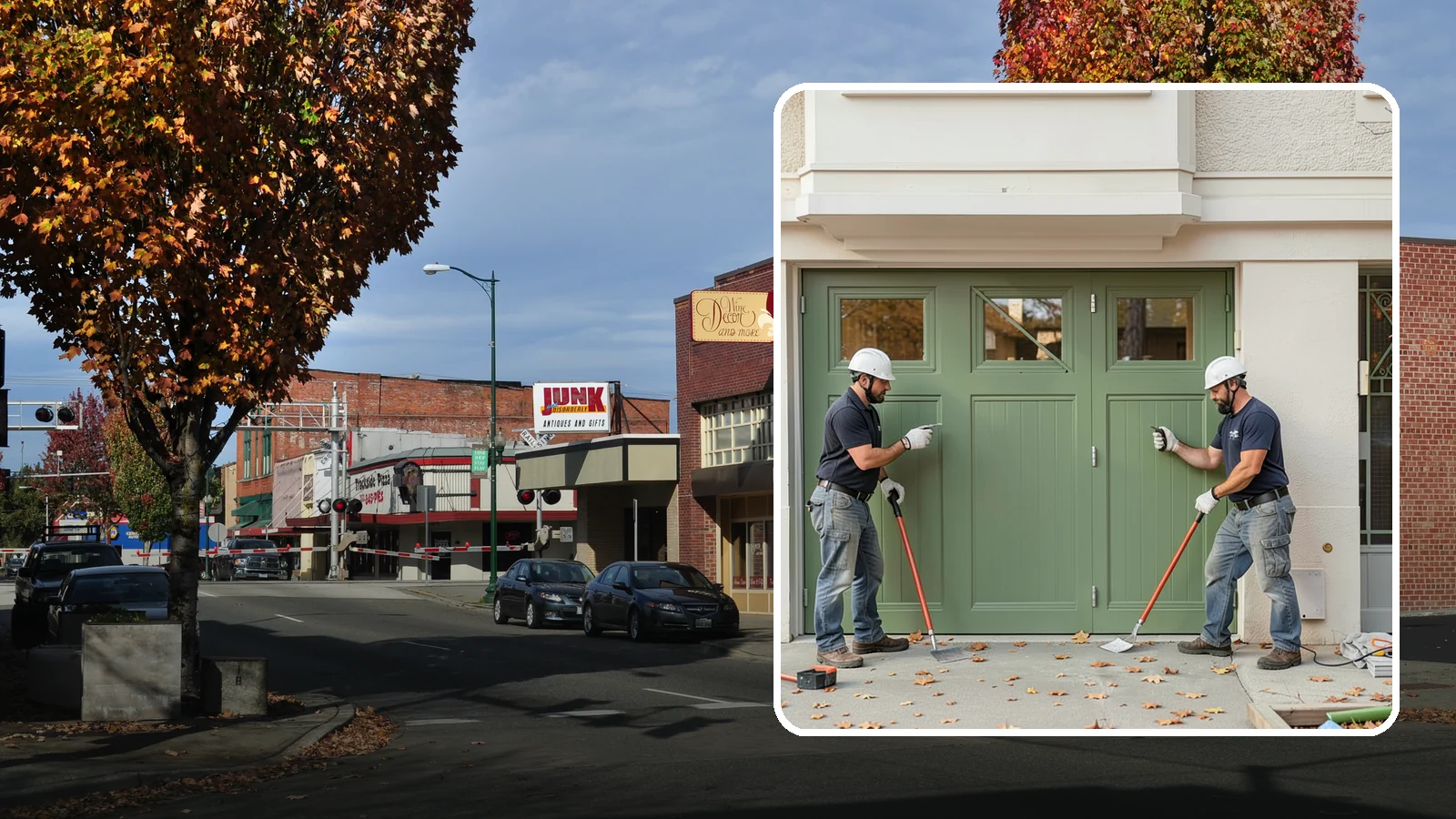 Insulated Garage Door Installation in Puyallup, Pierce County, WA - Installing an insulated garage door that keeps the space warmer, quieter, and more efficient through Northwest winters.