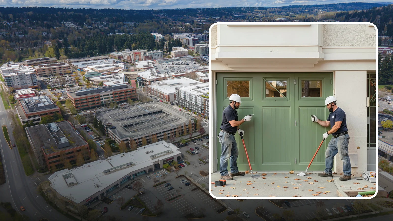 Insulated Garage Door Installation in Redmond, King County, WA - Installing an insulated garage door that keeps the space warmer, quieter, and more efficient through Northwest winters.