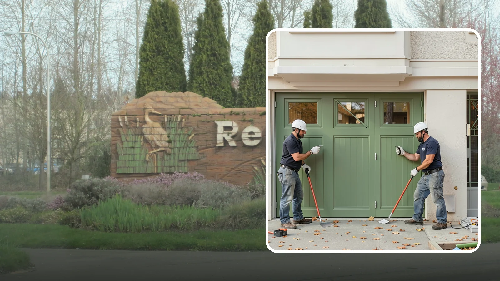 Insulated Garage Door Installation in Renton, King County, WA - Installing an insulated garage door that keeps the space warmer, quieter, and more efficient through Northwest winters.