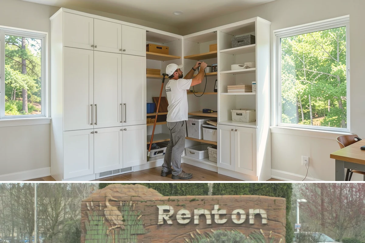 Insulated Garage Door Installation in Renton, King County, WA - Installing before winter maximizes the comfort and efficiency benefit through the cold, damp months.