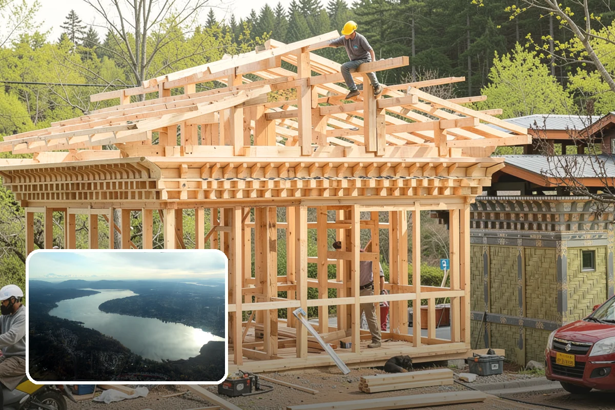 Insulated Garage Door Installation in Sammamish, King County, WA - Warmer, more comfortable garage in winter