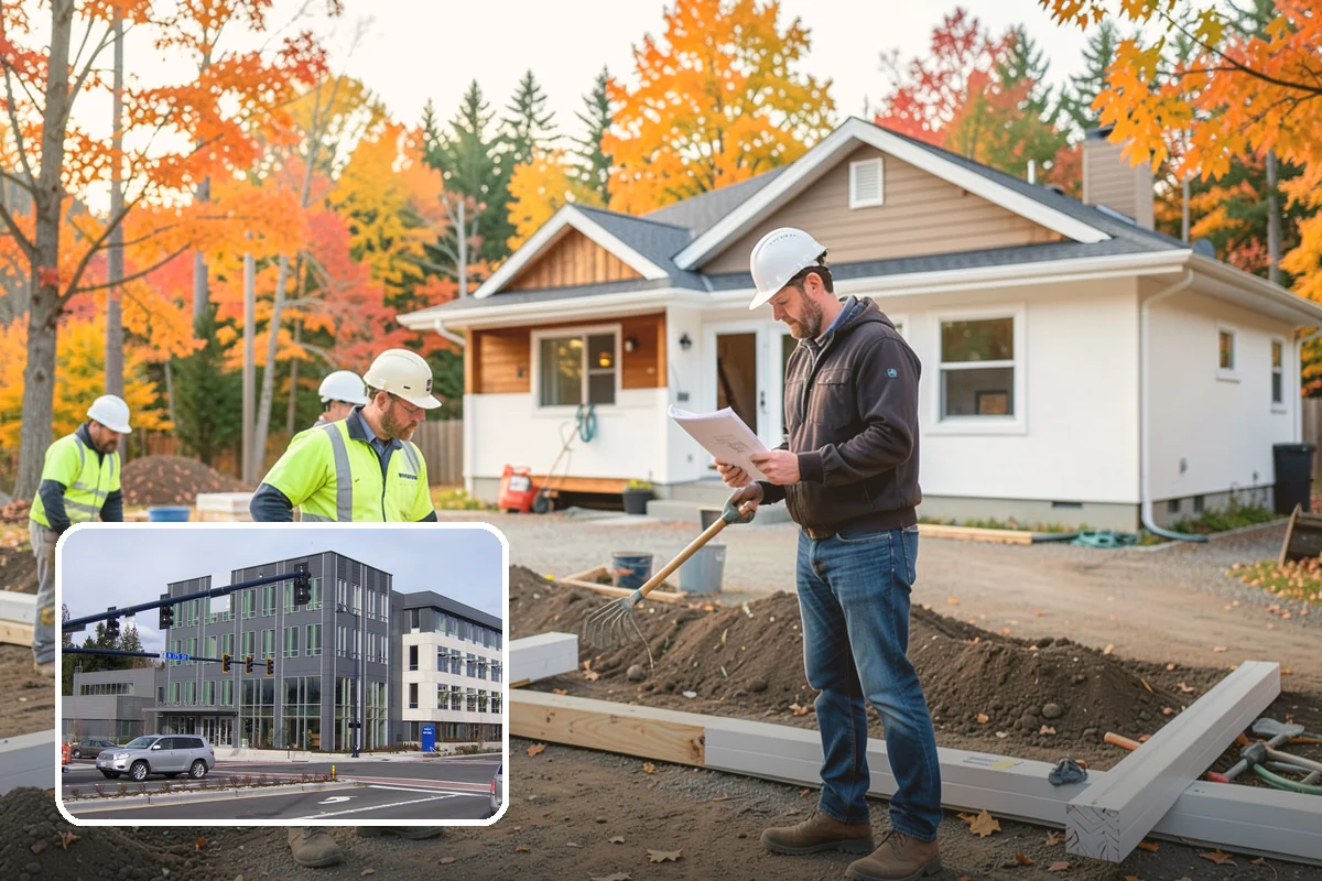 Insulated Garage Door Installation in Shoreline, King County, WA - Warmer, more comfortable garage in winter