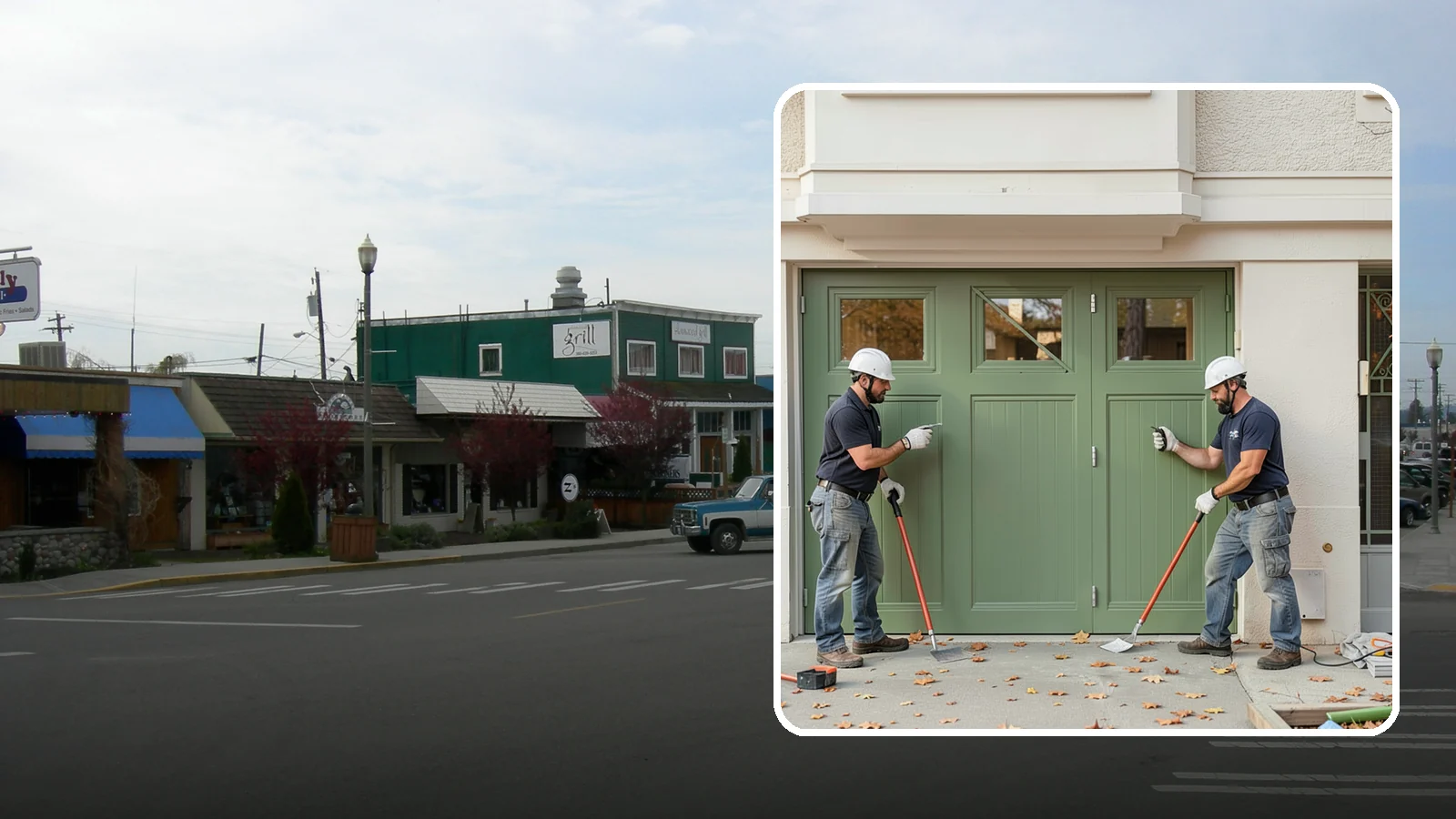Insulated Garage Door Installation in Stanwood, Snohomish County, WA - Installing an insulated garage door that keeps the space warmer, quieter, and more efficient through Northwest winters.