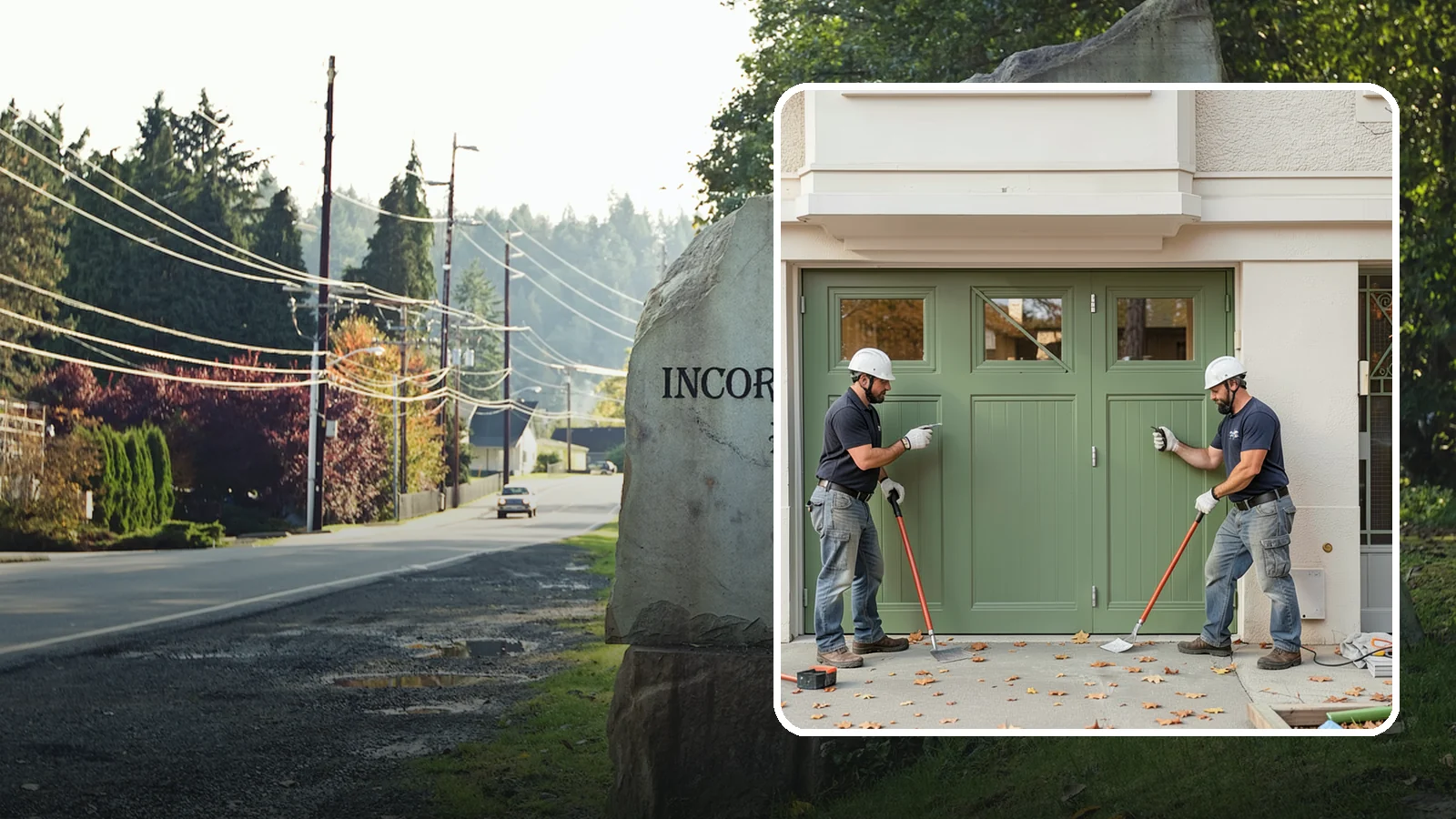 Insulated Garage Door Installation in Wilkeson, Pierce County, WA - Installing an insulated garage door that keeps the space warmer, quieter, and more efficient through Northwest winters.