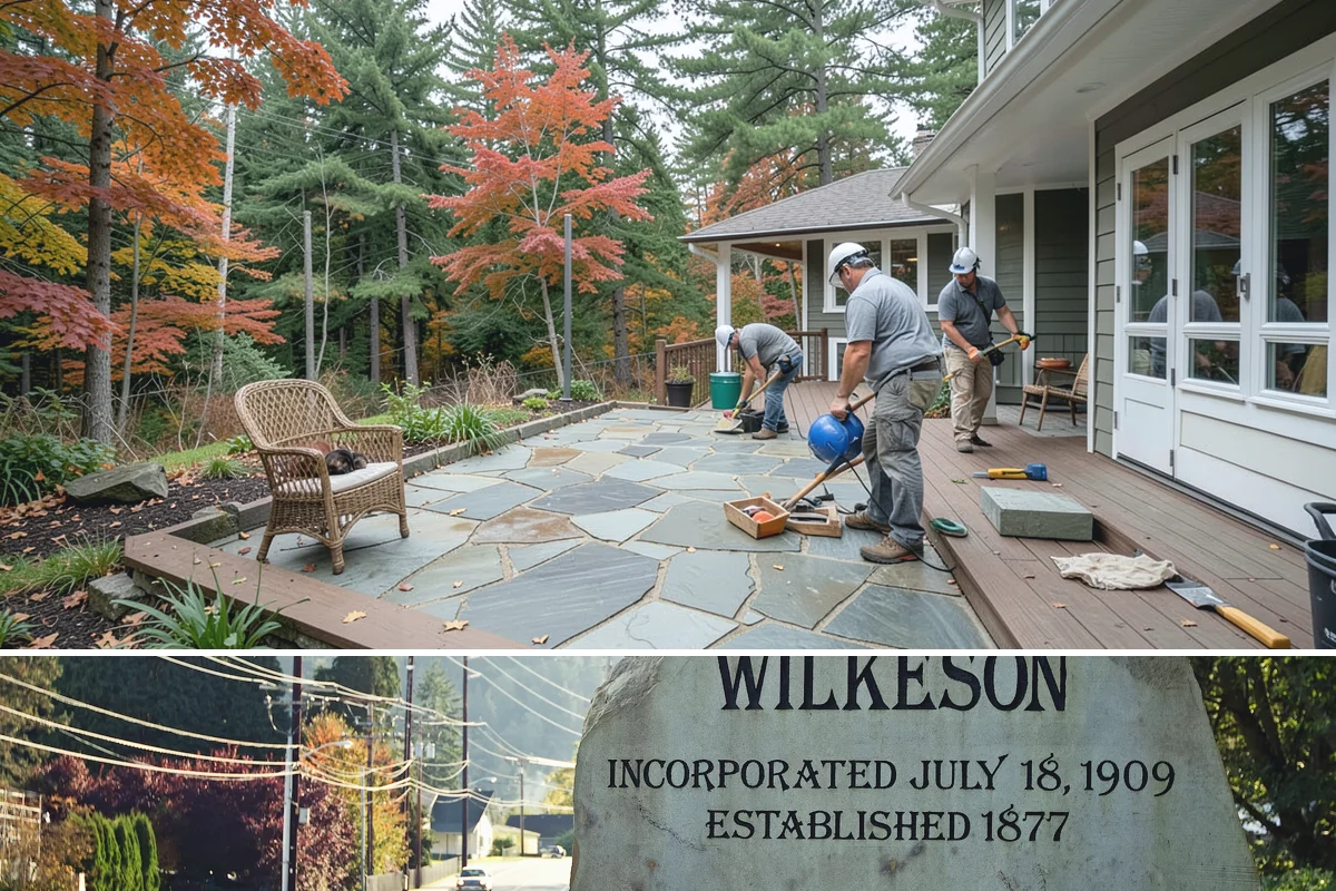 Insulated Garage Door Installation in Wilkeson, Pierce County, WA - Installing before winter maximizes the comfort and efficiency benefit through the cold, damp months.