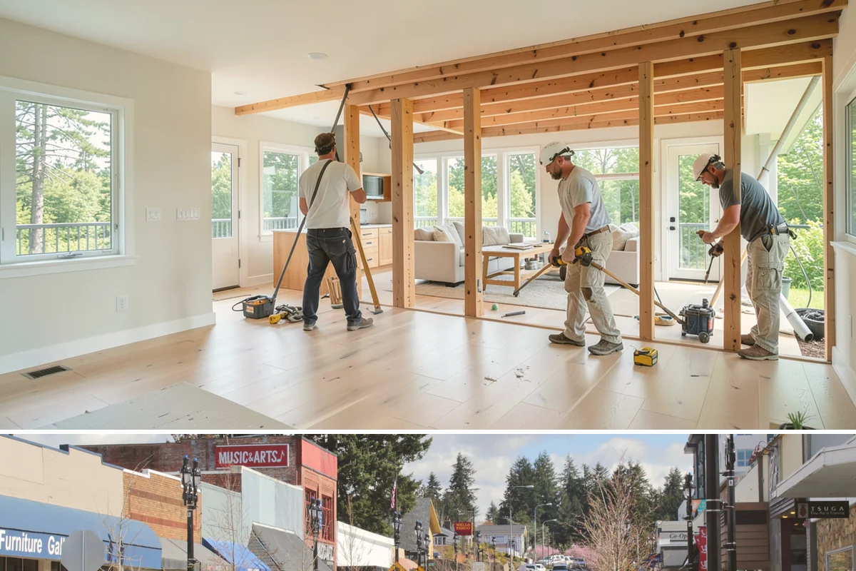 Insulation Removal in Bothell, King County, WA - Insulation removal is performed year-round and often precedes fall attic upgrades before winter.