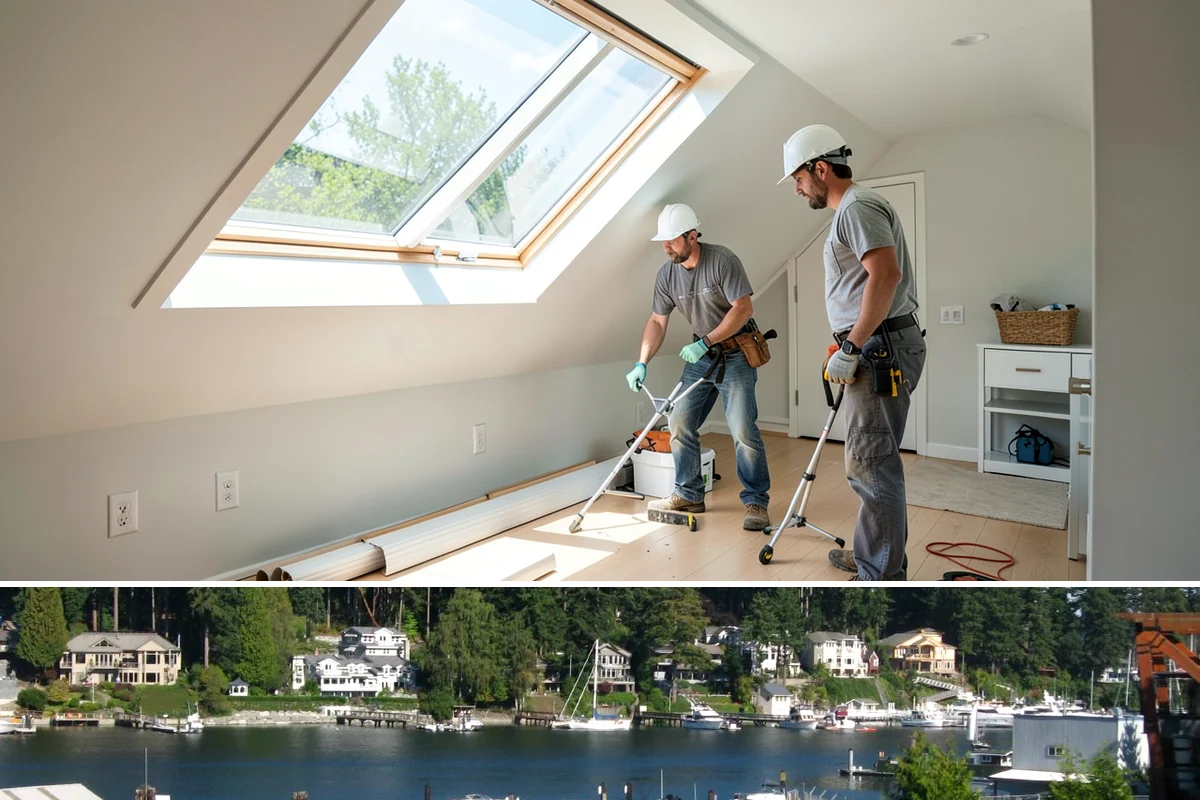 Insulation Removal in Gig Harbor, Pierce County, WA - Insulation removal is performed year-round and often precedes fall attic upgrades before winter.