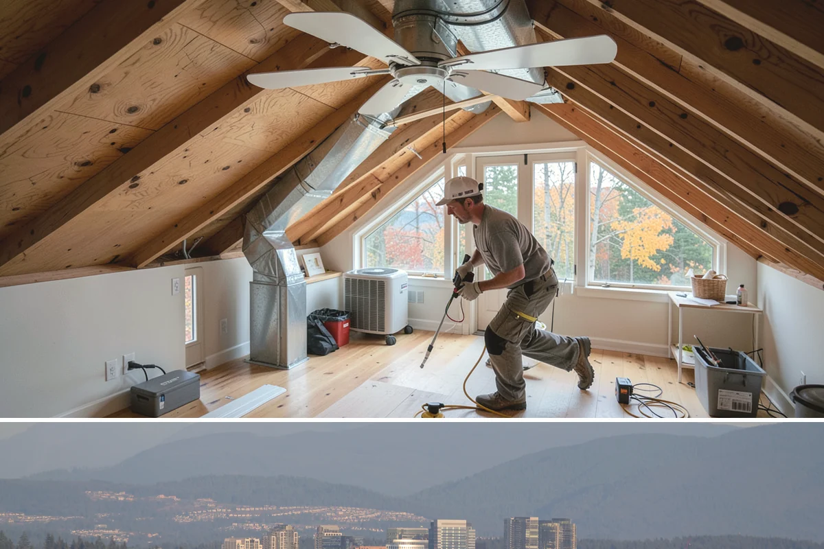 Insulation Removal in Medina, King County, WA - Insulation removal is performed year-round and often precedes fall attic upgrades before winter.