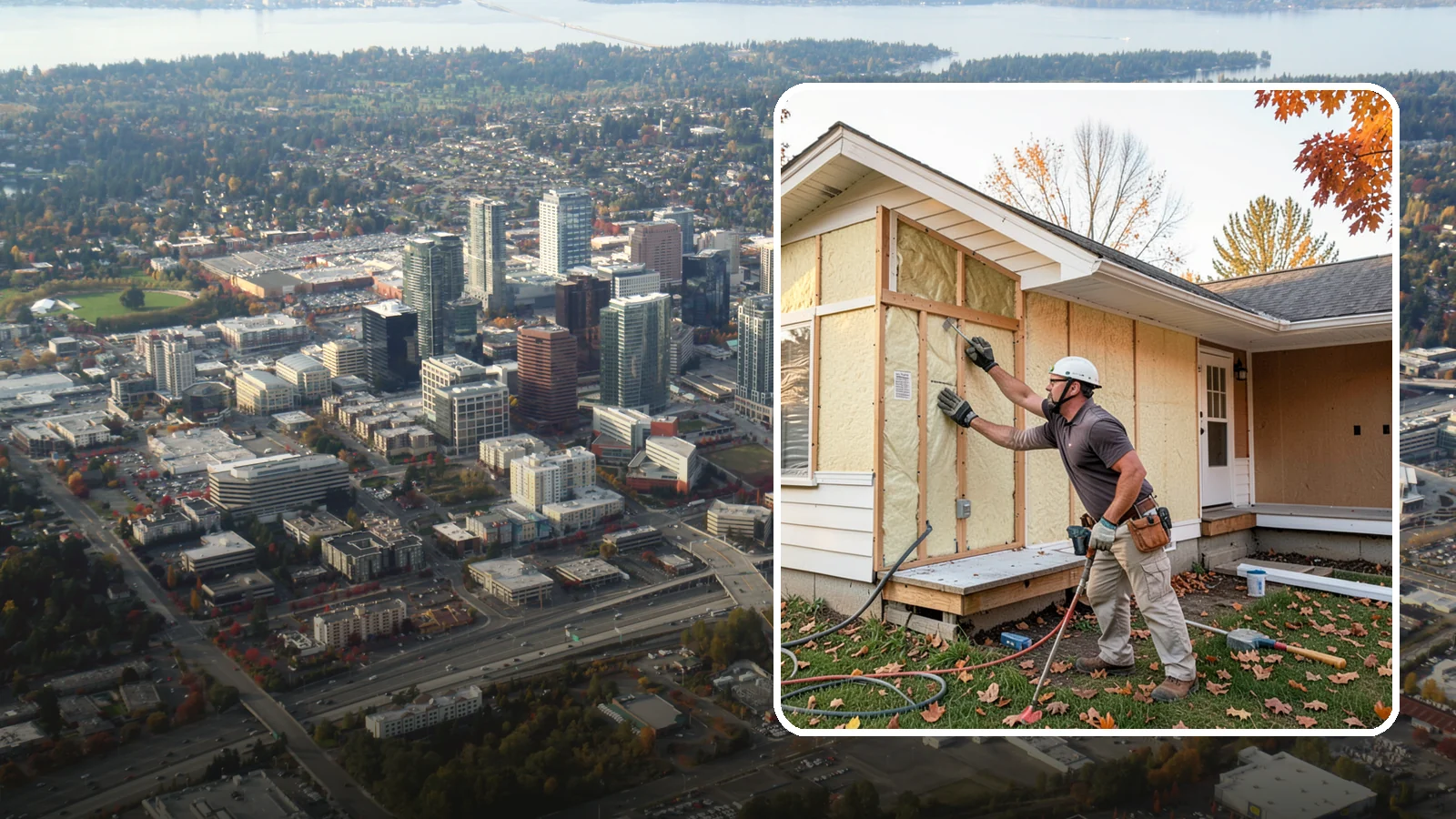 Insulation Upgrade in Bellevue, King County, WA - Insulation upgrades that bring older Western Washington homes up to modern comfort and efficiency.
