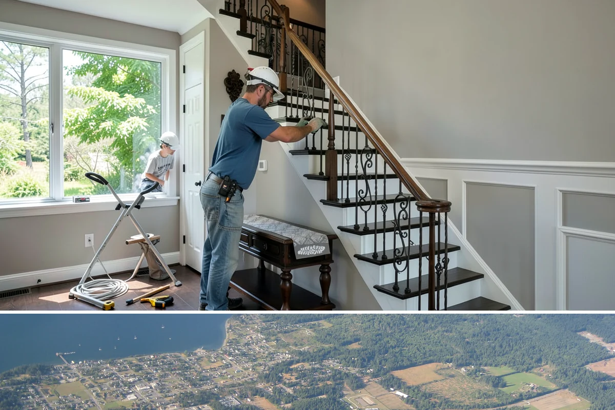 Insulation Upgrade in Coupeville, Island County, WA - Fall is a popular time so homes are ready to hold heat through winter, but work proceeds year-round.