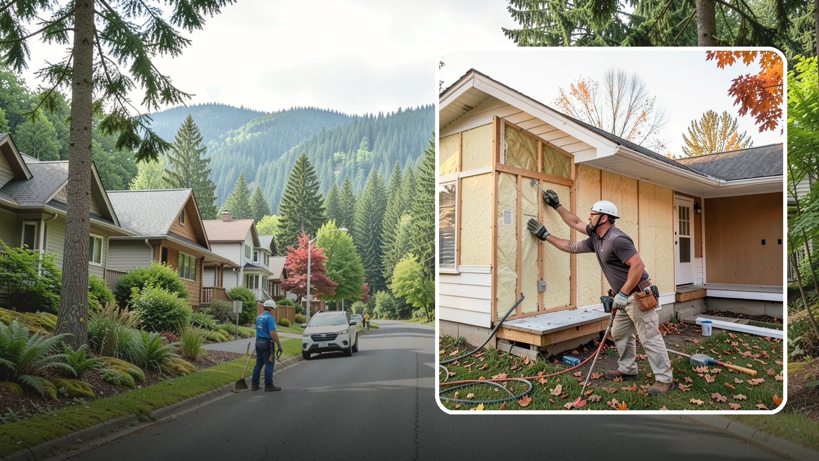 Insulation Upgrade in Darrington, Snohomish County, WA - Insulation upgrades that bring older Western Washington homes up to modern comfort and efficiency.