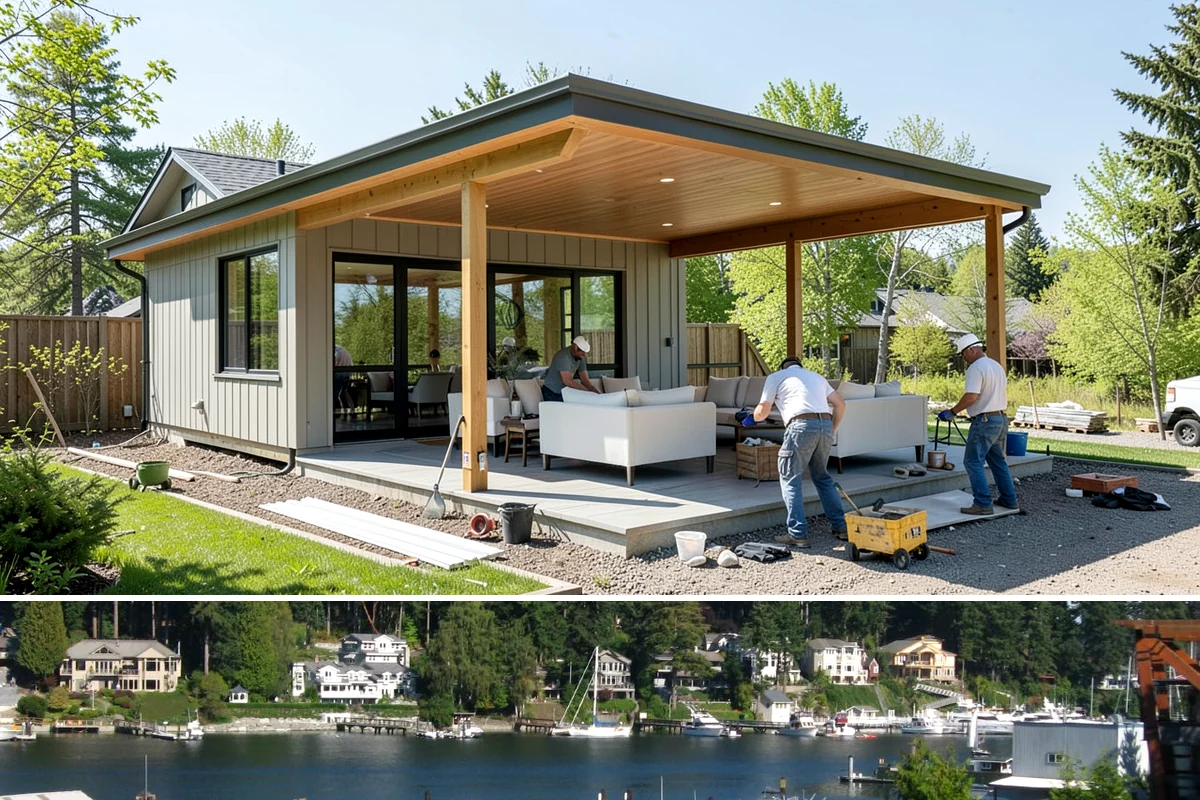 Insulation Upgrade in Gig Harbor, Pierce County, WA - Fall is a popular time so homes are ready to hold heat through winter, but work proceeds year-round.
