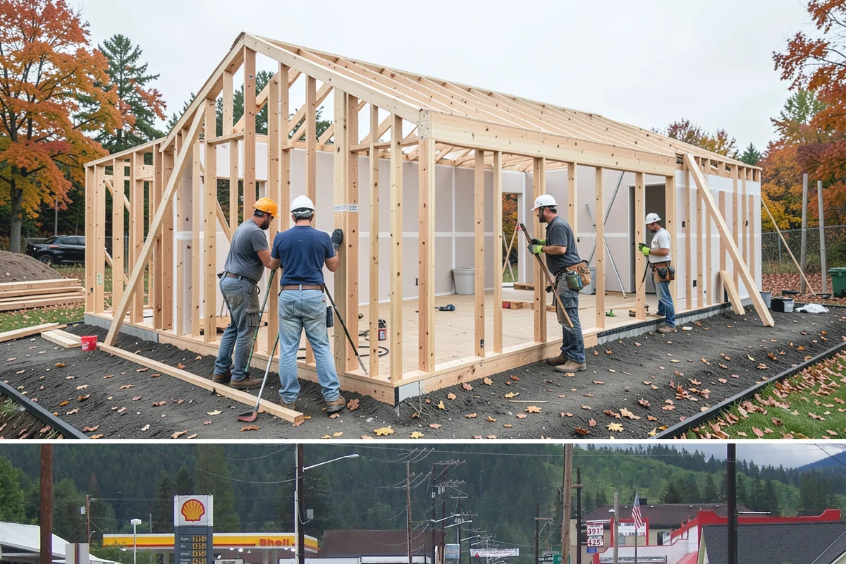 Insulation Upgrade in Granite Falls, Snohomish County, WA - Fall is a popular time so homes are ready to hold heat through winter, but work proceeds year-round.