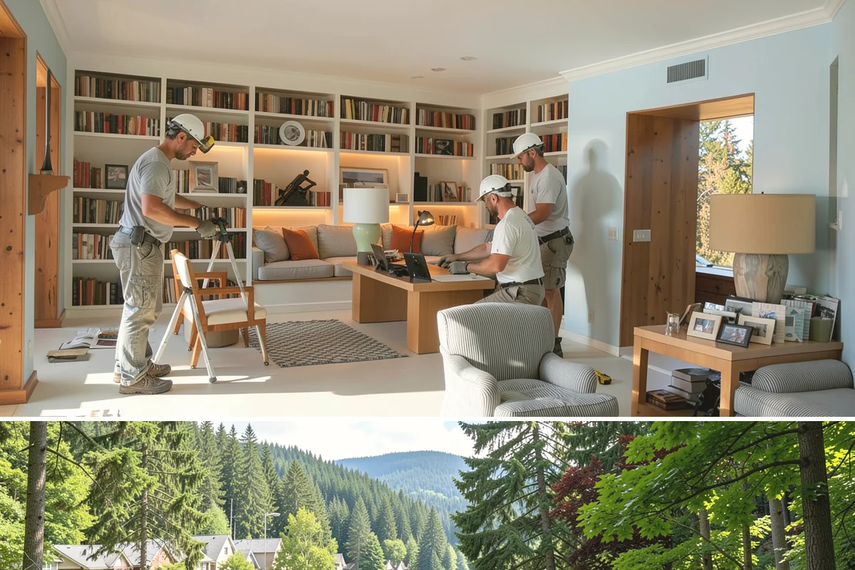 Insulation Upgrade in Lake Forest Park, King County, WA - Fall is a popular time so homes are ready to hold heat through winter, but work proceeds year-round.