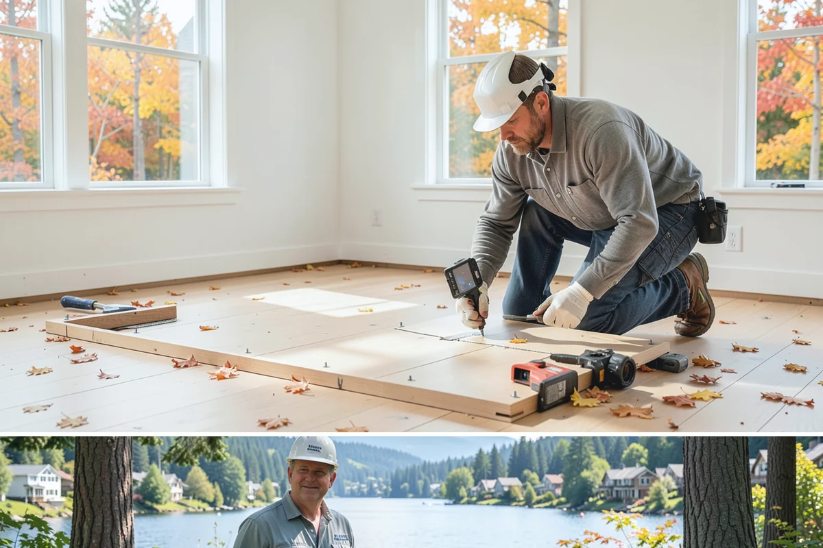 Insulation Upgrade in Milton, King County, WA - Fall is a popular time so homes are ready to hold heat through winter, but work proceeds year-round.