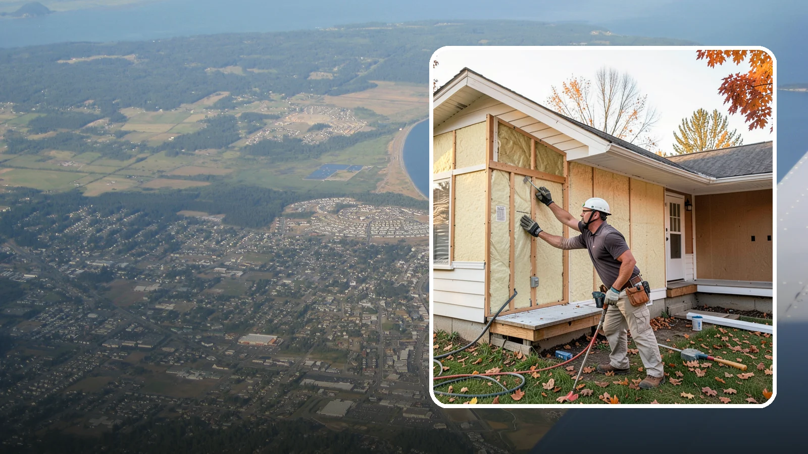 Insulation Upgrade in Oak Harbor, Island County, WA - Insulation upgrades that bring older Western Washington homes up to modern comfort and efficiency.